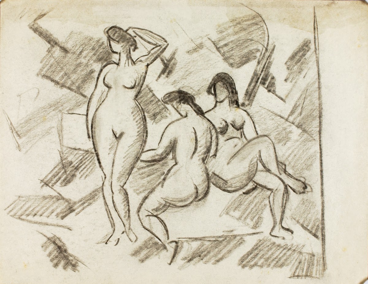 Group of Three Female Nudes 2 1982