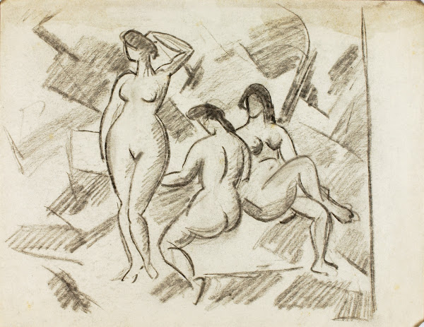 Group of Three Female Nudes 2 1982