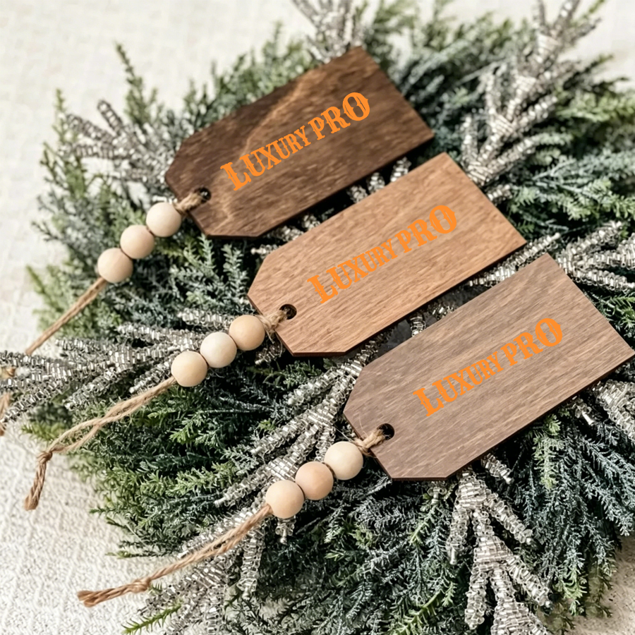 Wooden Name Tag