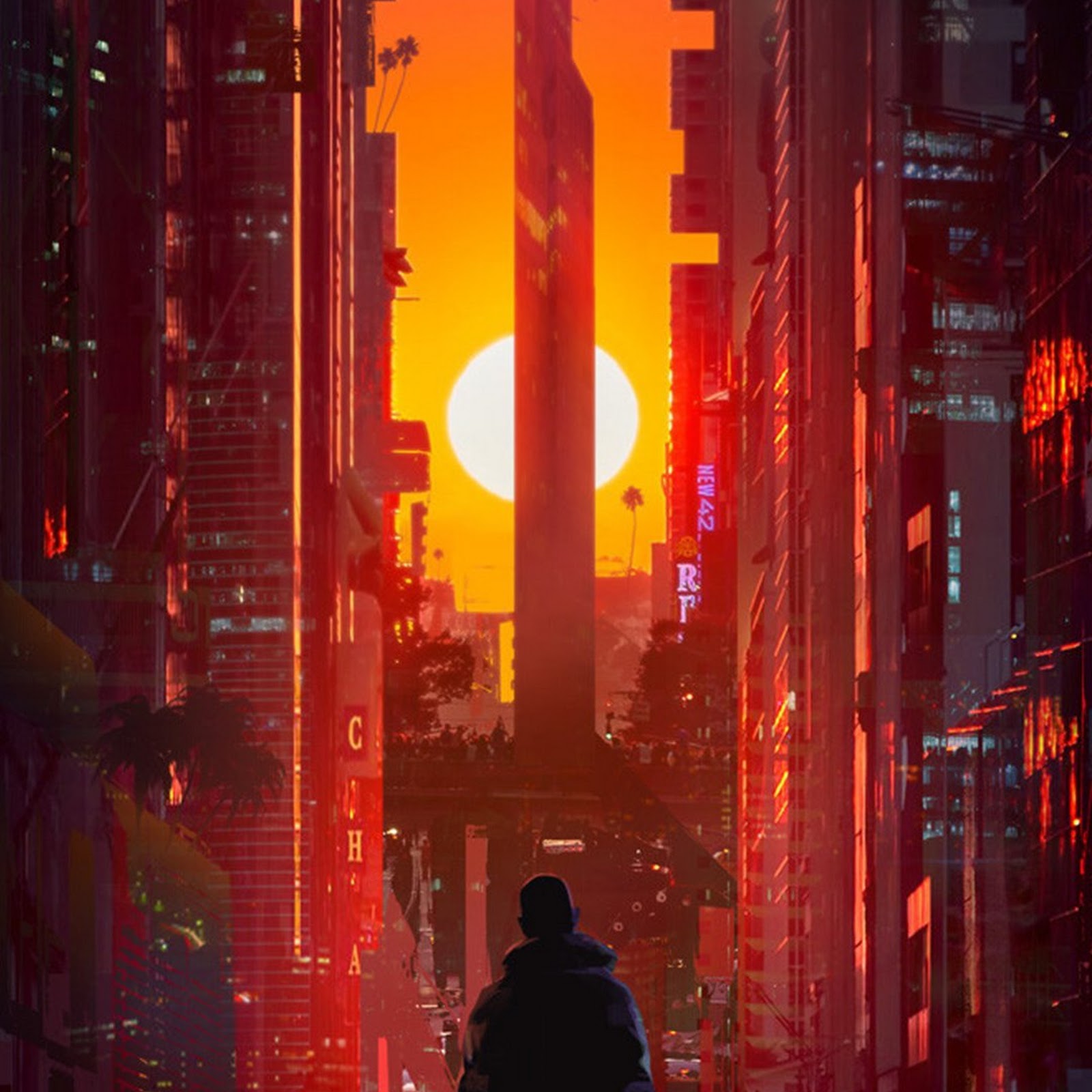 Download California 2085 Tohad, Art, California, Rafael Castorena, California Spring Full HD iPhone