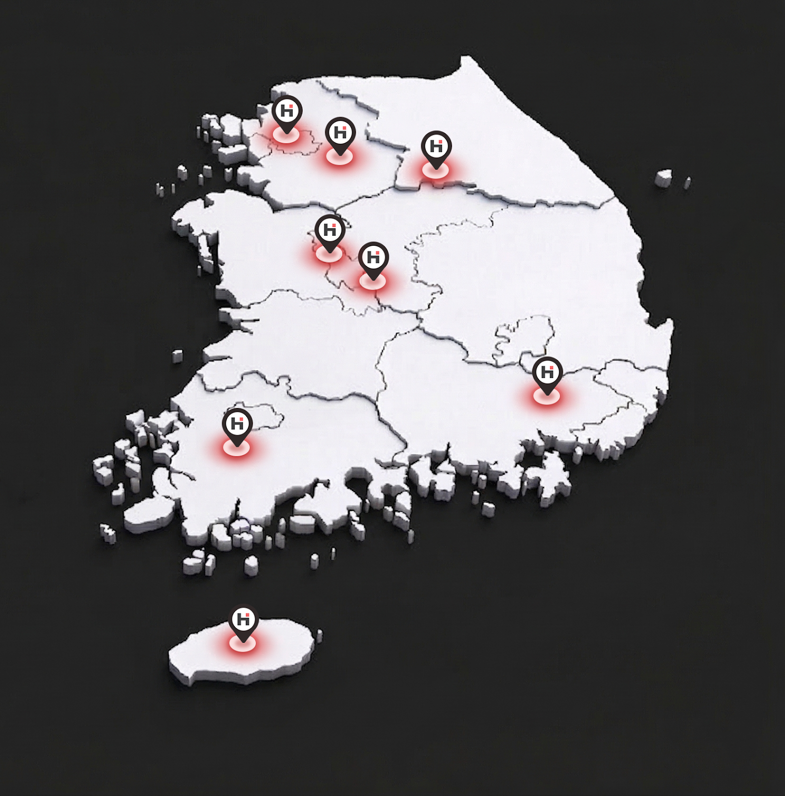 전국 직영서비스센터 지도