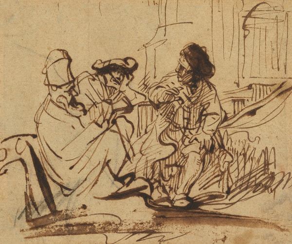 Joseph in Prison Interpreting the Dreams of Pharaohs Baker and Butler 1639