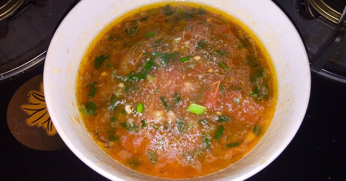 Rau sống chấm nước sốt cà chua