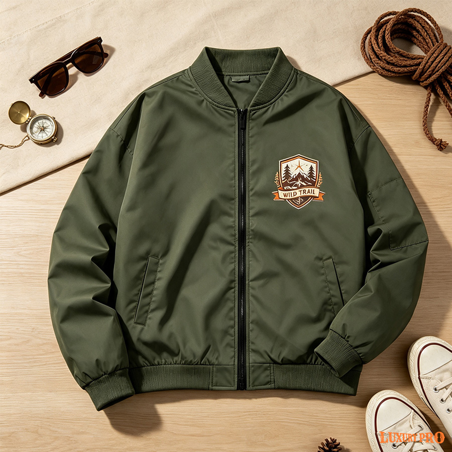 AOP Pilot jacket fabric