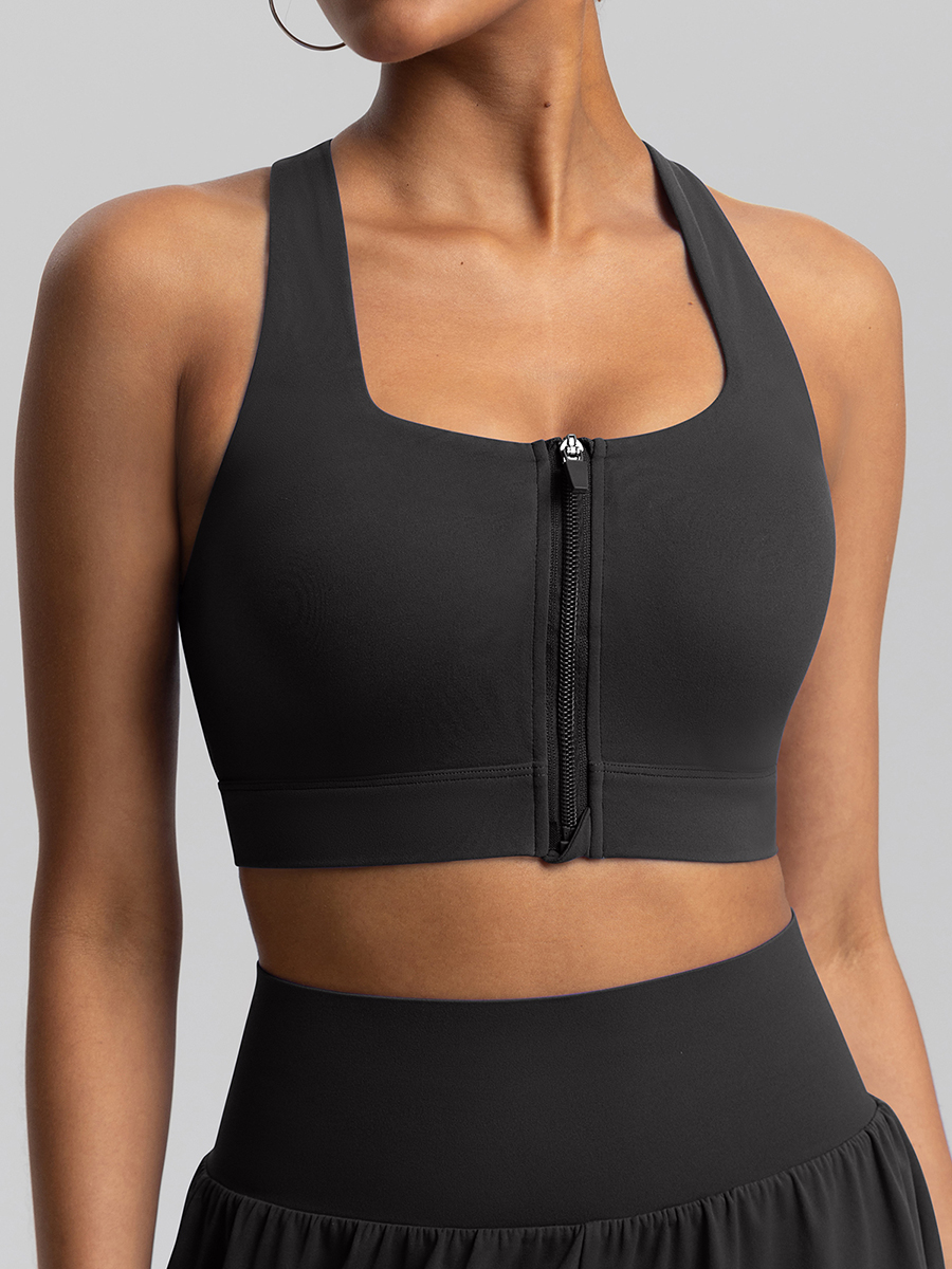 Sports Bra Zip