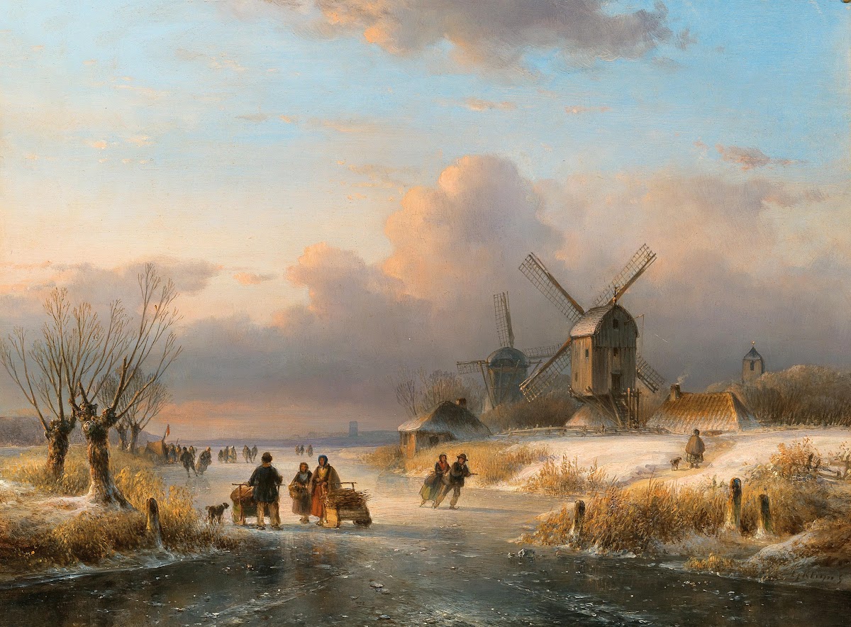 Skating Pleasures in Winter