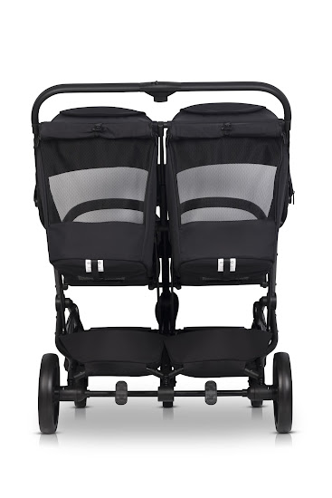 Stroller for twins Easy-Go Echo 2024 black