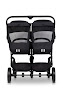 Stroller for twins Easy-Go Echo 2024 black