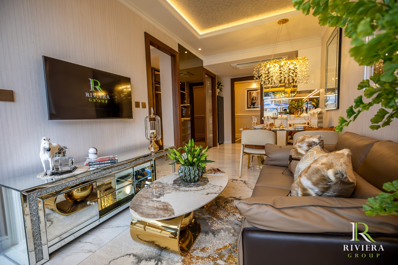 2-спальная квартира в Riviera Malibu