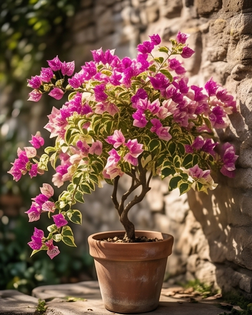 Imported Royal Splash Bougainvillea Plant