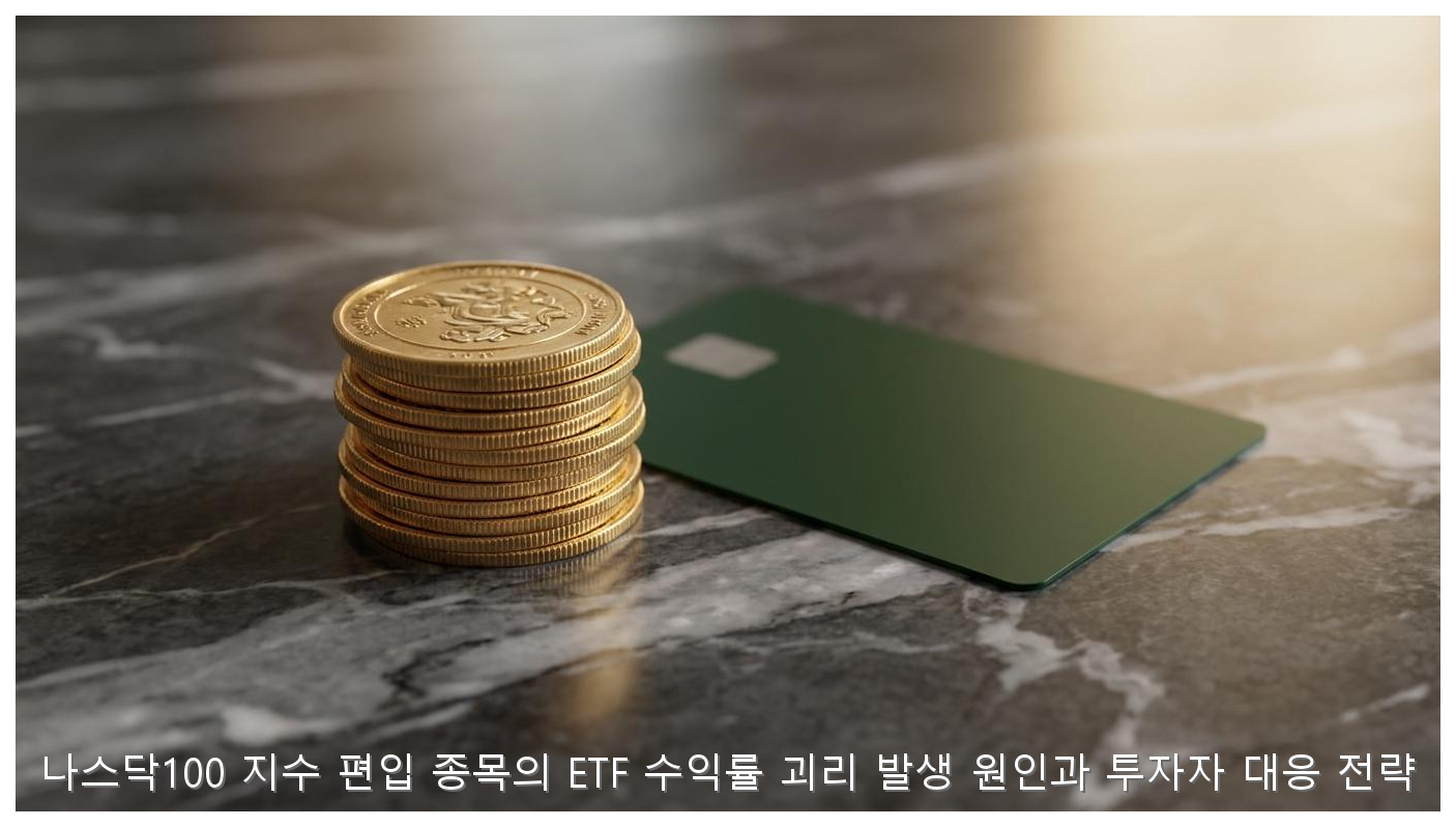나스닥100 지수 편입 종목의 ETF 수익률 괴리 발생 원인과 투자자 대응 전략 핵심 안내 및 분석 인포그래픽 (6)