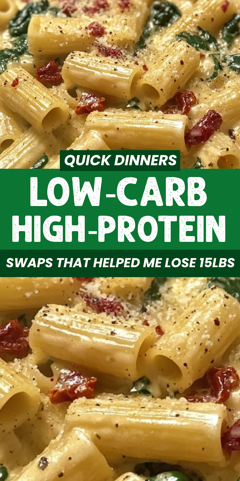 Easy Creamy Tuscan Rigatoni