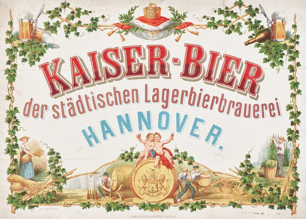 Publicity For Kaiser Bier 1845