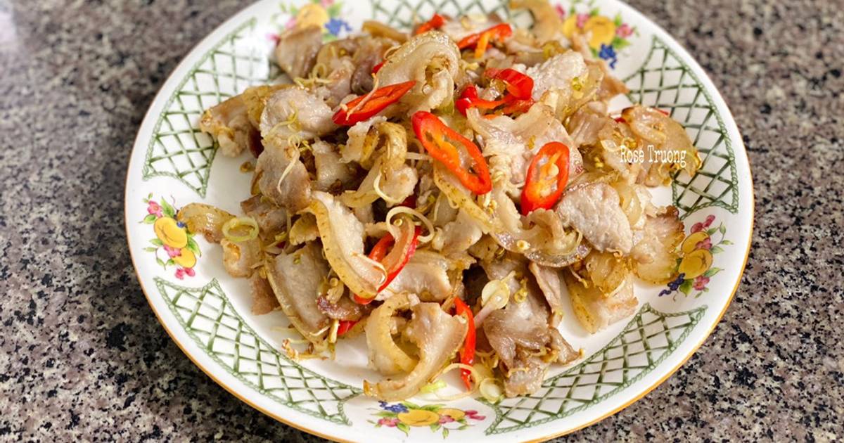 Heo Rừng Rang Sả Ớt