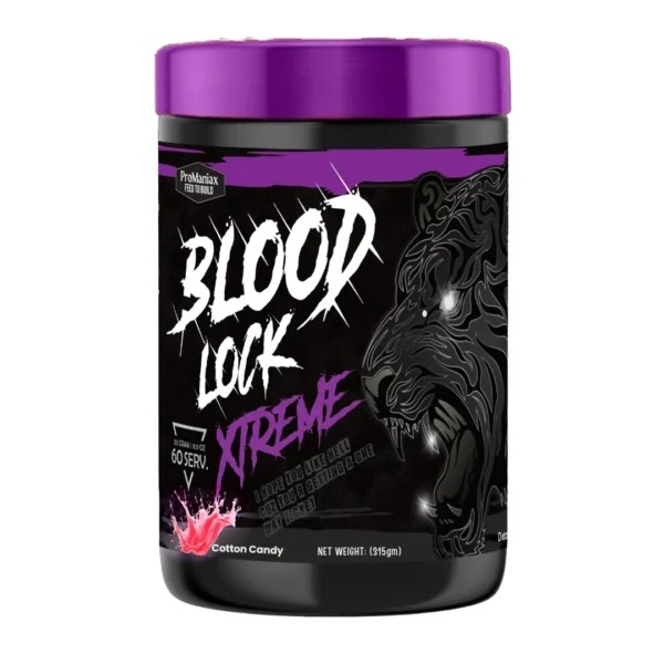 Promaniax Blood Lock Xtreme Pre-Workout — Cotton Candy, 390 g