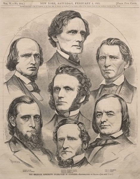 The Seceding Mississippi Delegation in Congress 1861