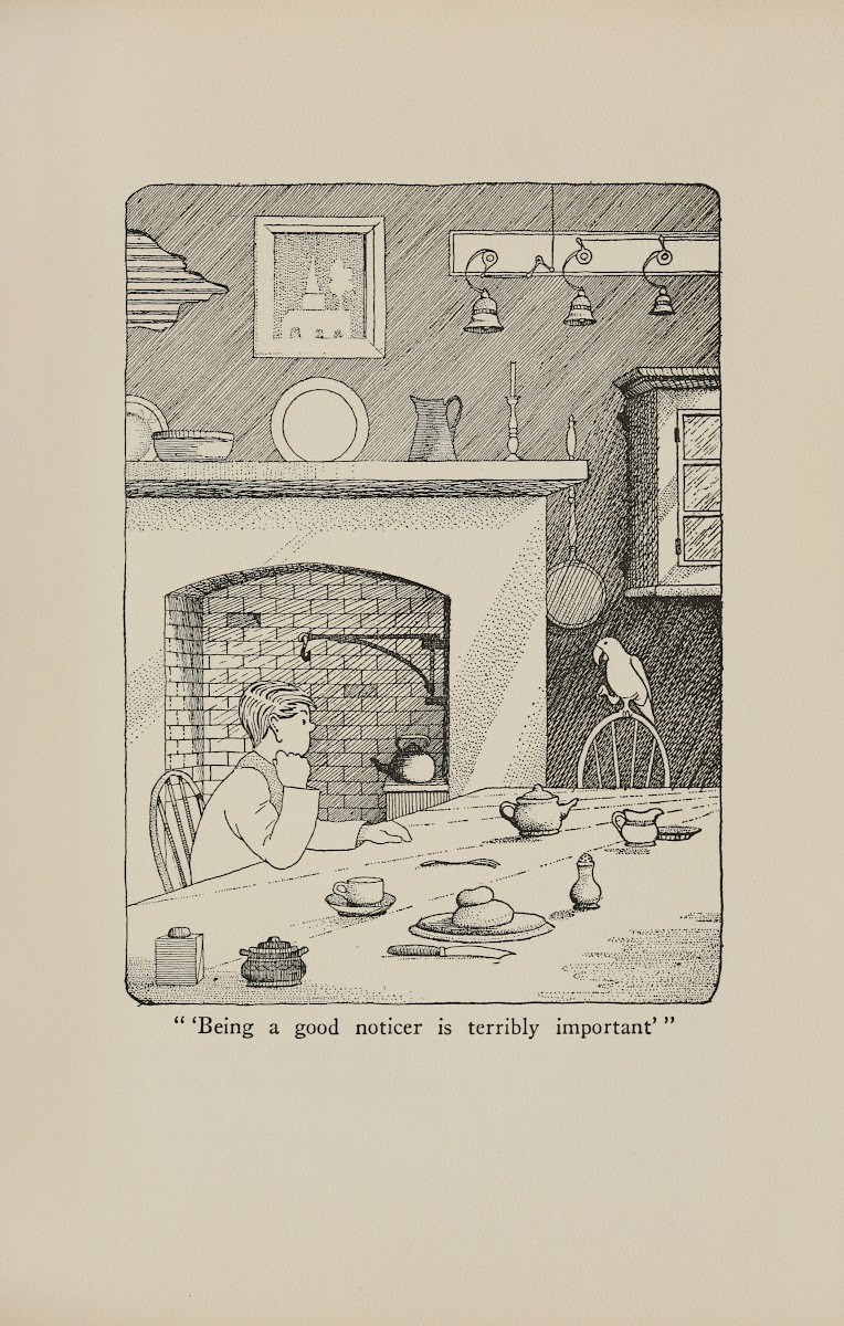 Being a good noticer is terribly important 1922