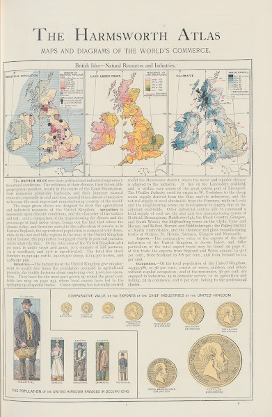 British IslesNatural Resources and Industries 1908