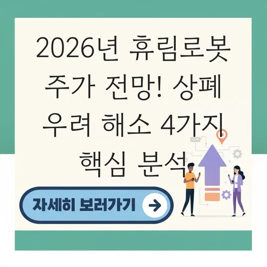 휴림로봇 상장폐지 우려 해소 여부 및 향후 주가 전망 대표 이미지