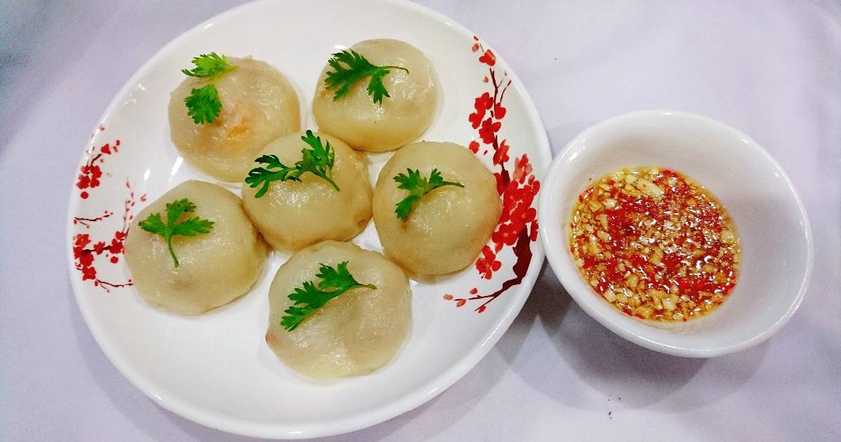 Bánh ít trần nhân tôm thịt