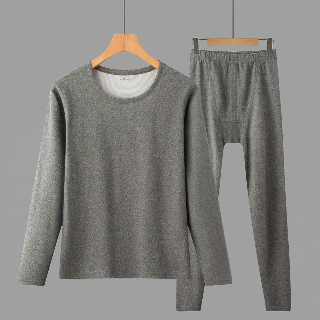Warming Thermal Underwear Set with Crew Neck