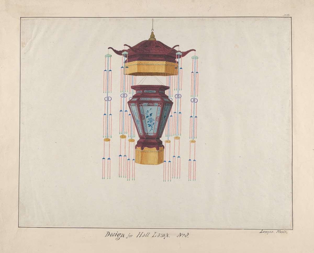 Design for a Hall Lamp ca 18001810