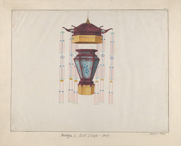 Design for a Hall Lamp ca 18001810