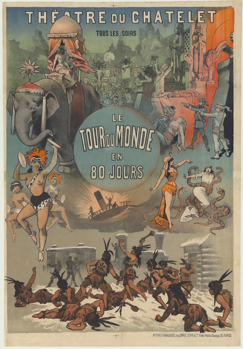 Théâtre du Châtelet Le Tour du monde en 80 jours 1886