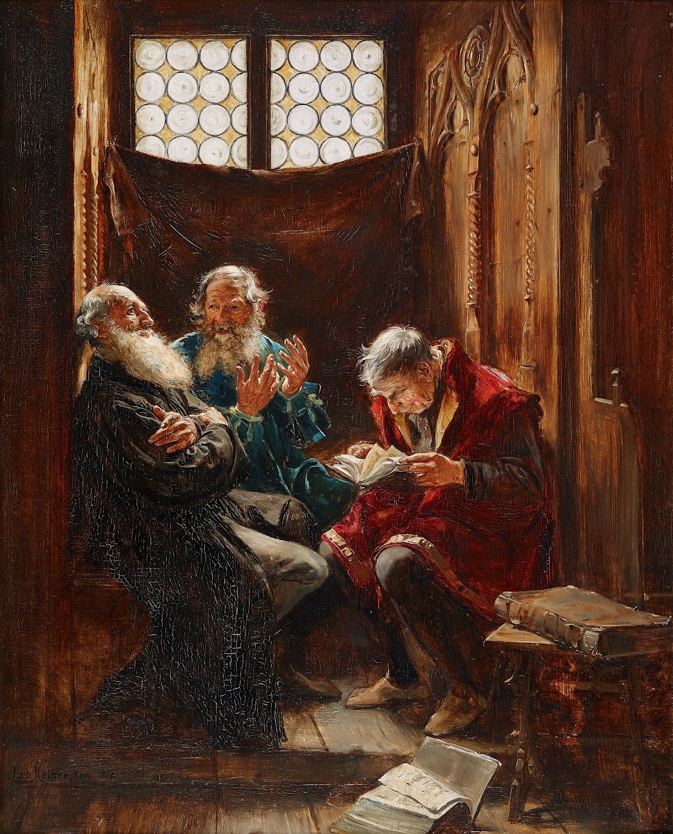 Meinungsdifferenzen Juden im Gespräch 1885