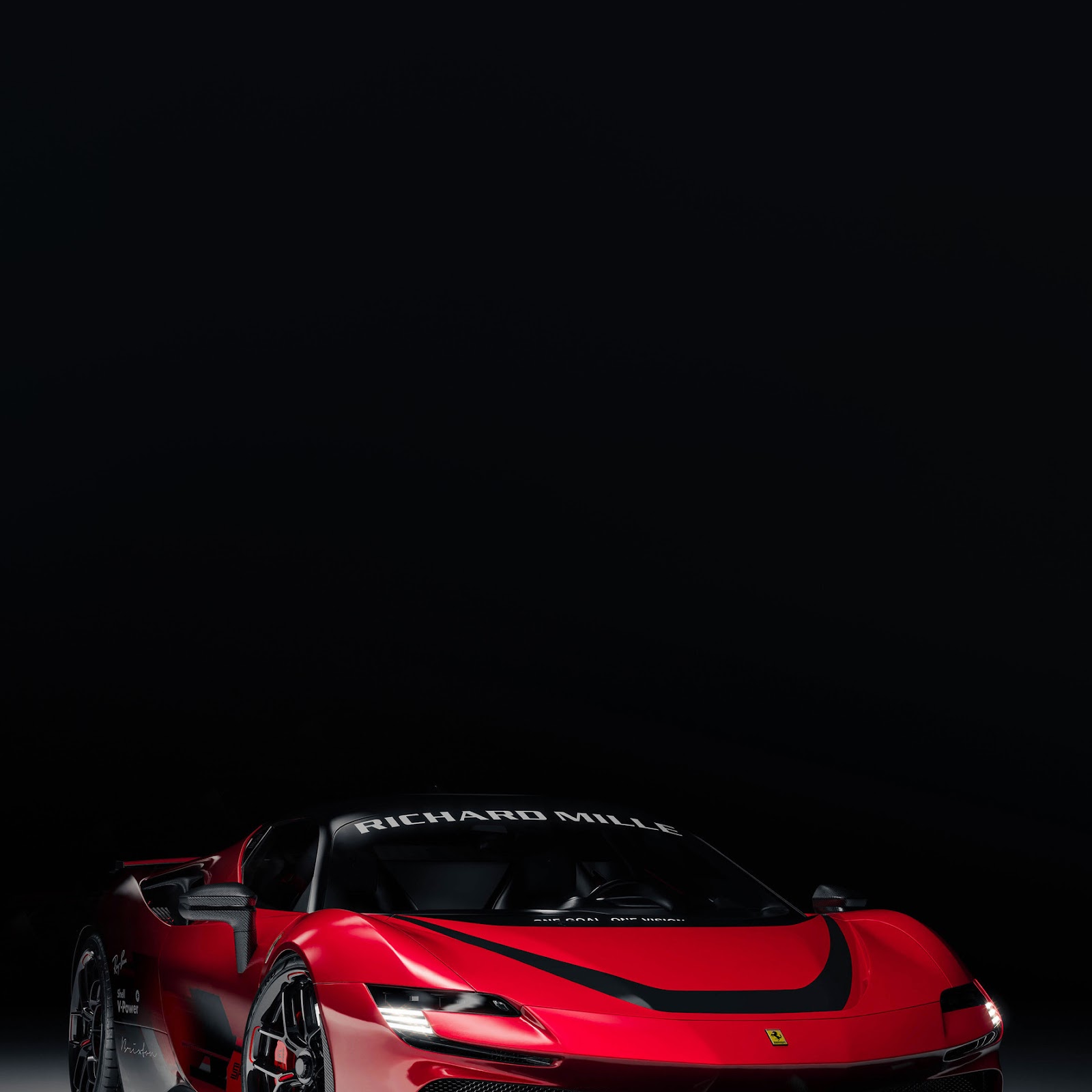 Download Ferrari Sf90, Sports Car, Luxury Vehicle, Italian Car 2K iPhone