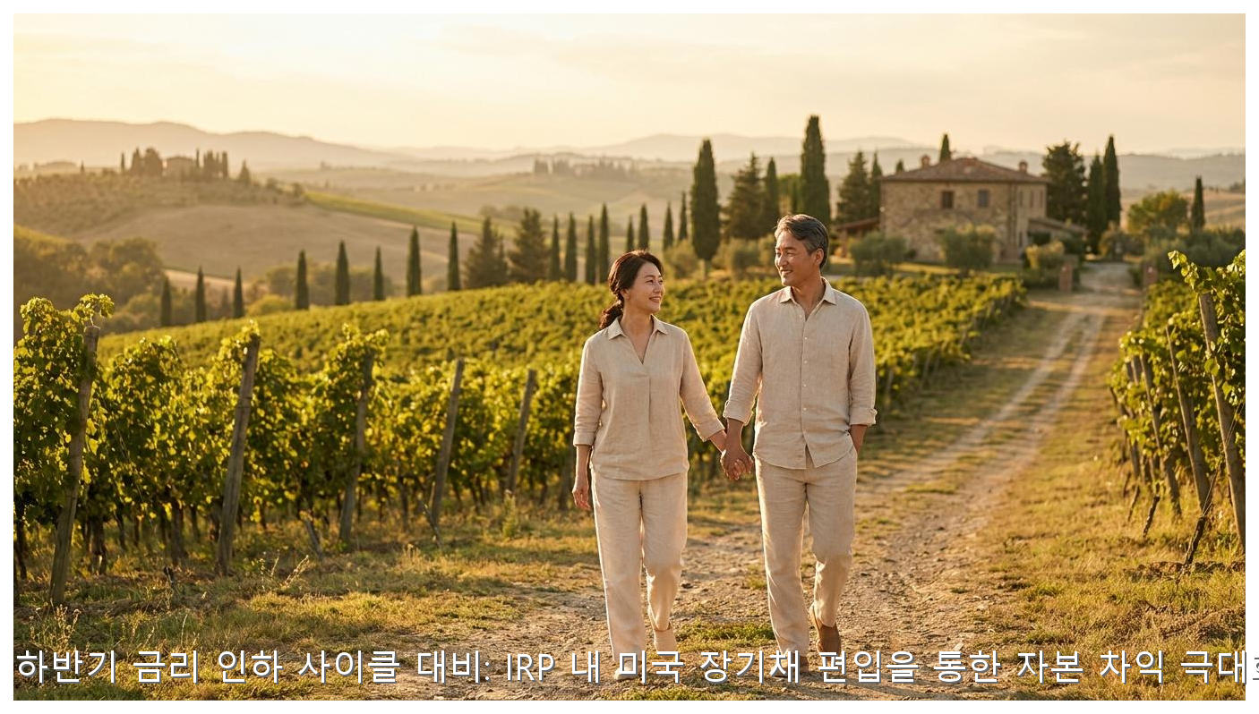 2026년 하반기 금리 인하 사이클 대비: IRP 내 미국 장기채 편입을 통한 자본 차익 극대화 전략 핵심 안내 및 분석 인포그래픽 (4)