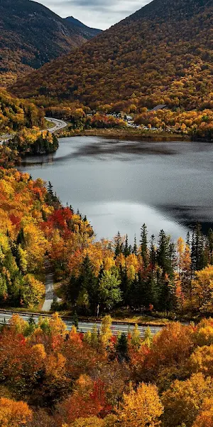 New Hampshire, Nature, Fall, Foliage, Trees 4K Wallpaper Background