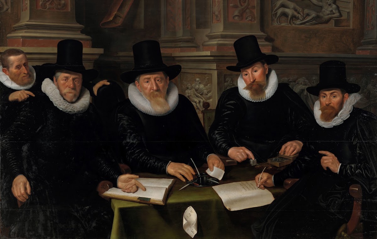 Four Regents and the House Father of the Amsterdam Lepers Asylum 1624
