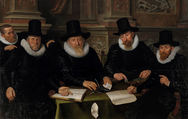 Four Regents and the House Father of the Amsterdam Lepers Asylum 1624