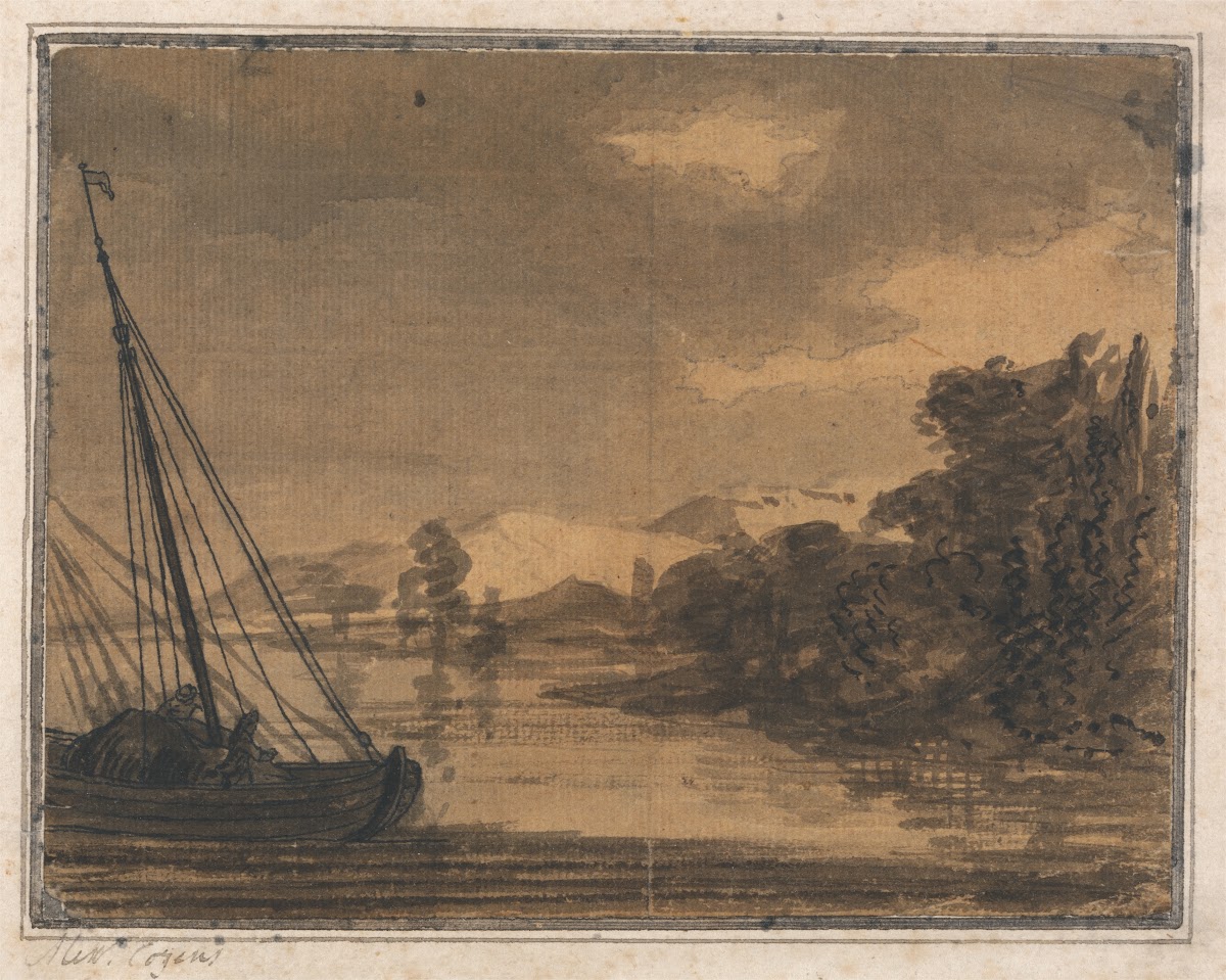 River and Boat ca 1770