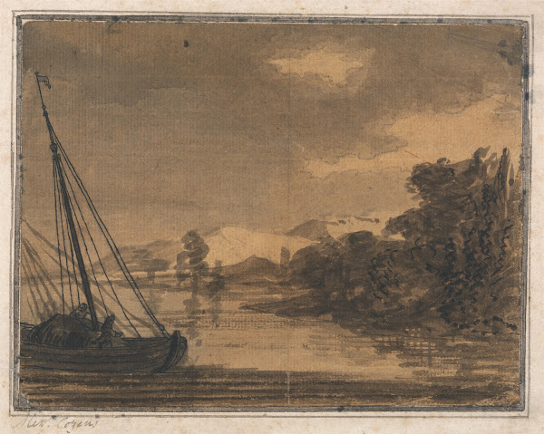 River and Boat ca 1770