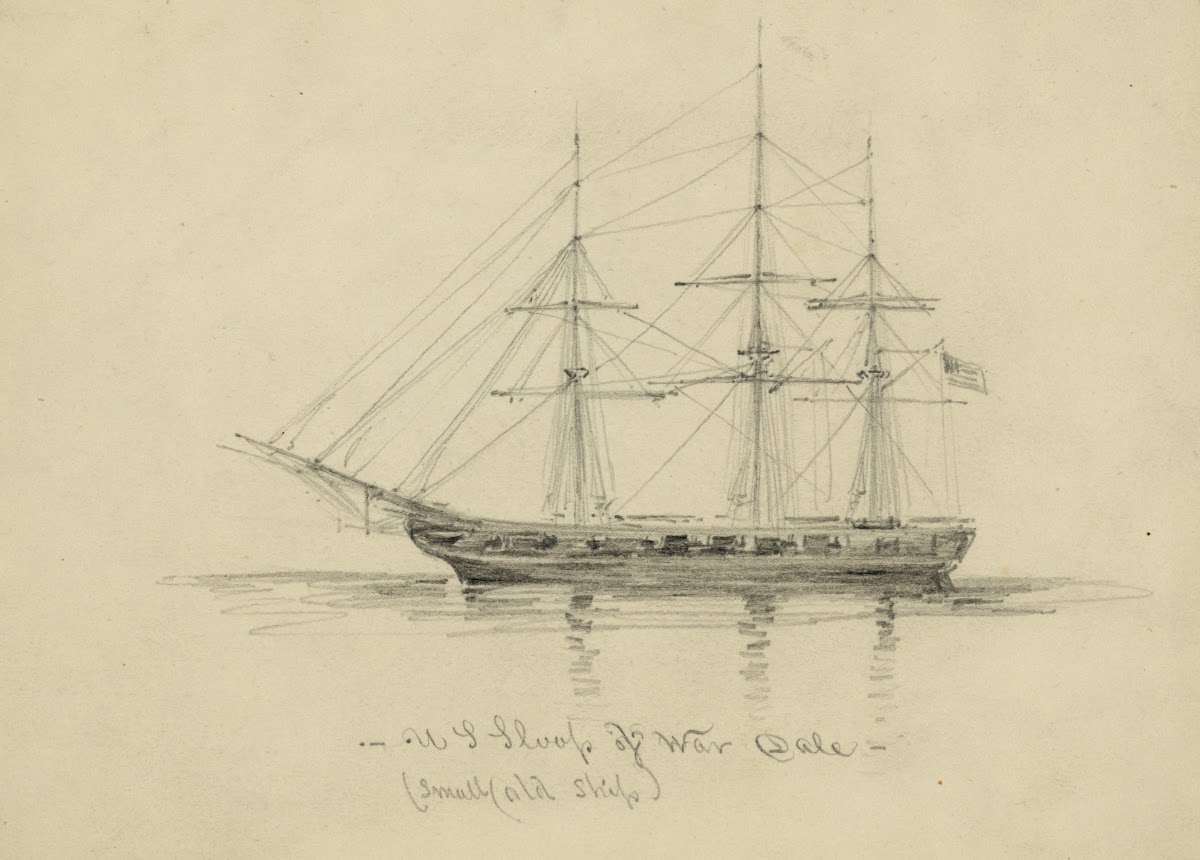 US Sloop of War Dale 1860 1865