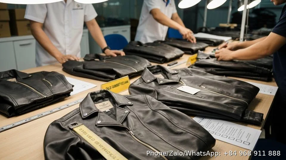 Leather Jacket Manufacturing - Gold Garment Vietnam