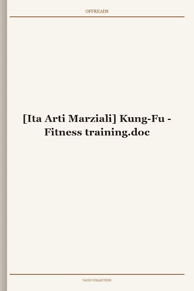 Fitness training