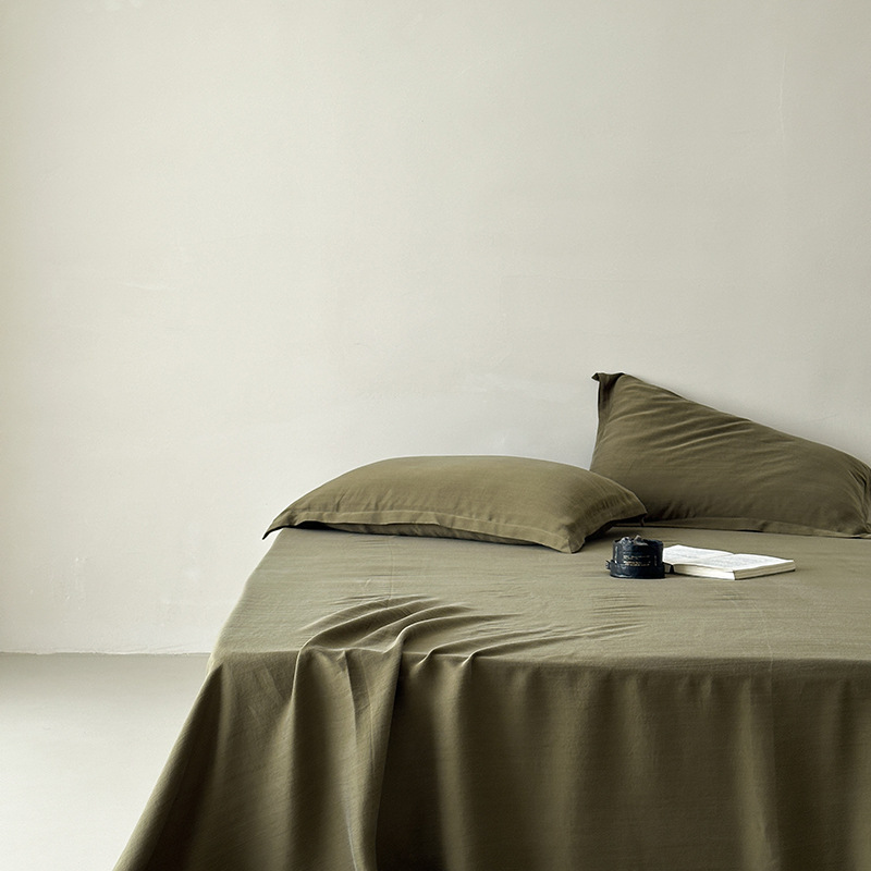 Lyocell fiber sheet, sand-washed