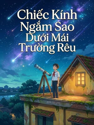 Bìa truyện Chiếc Kính Ngắm Sao Dưới Mái Trường Rêu