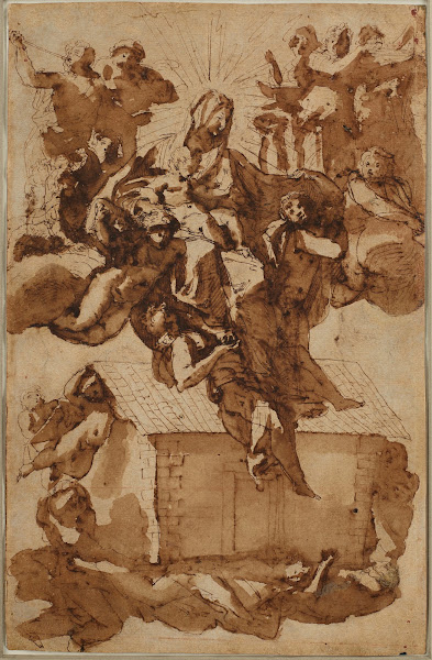 The Miracle of the Santa Casa of Loreto c 1700