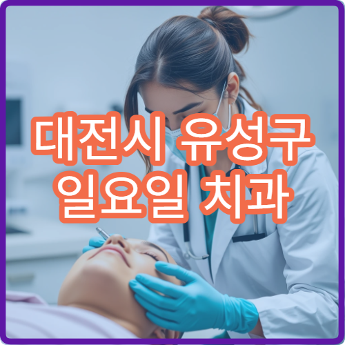 대전시 유성구 일요일 치과 진료 병원 안내 치통 응급 치과 진료