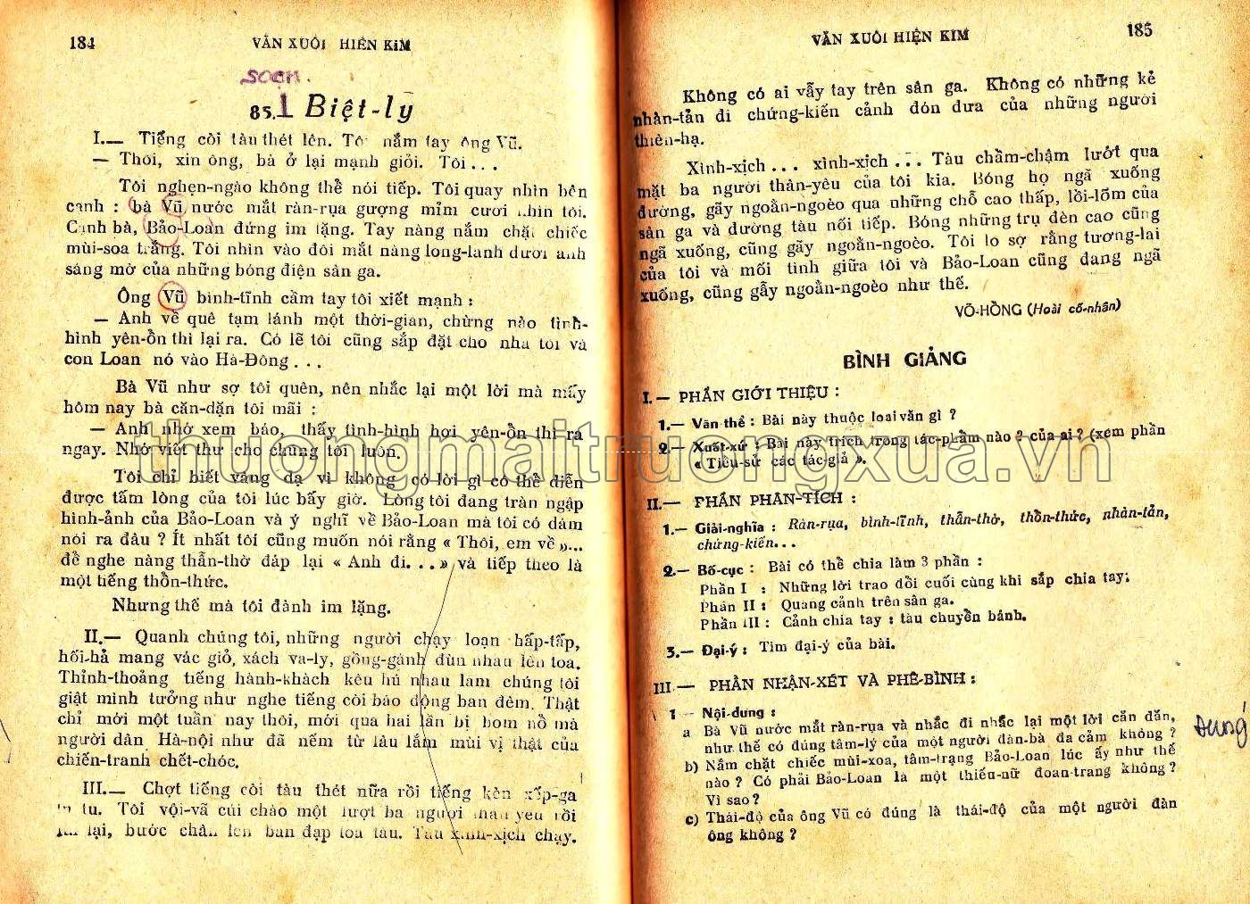 Giảng văn lớp đệ lục (1970) - Trang 87