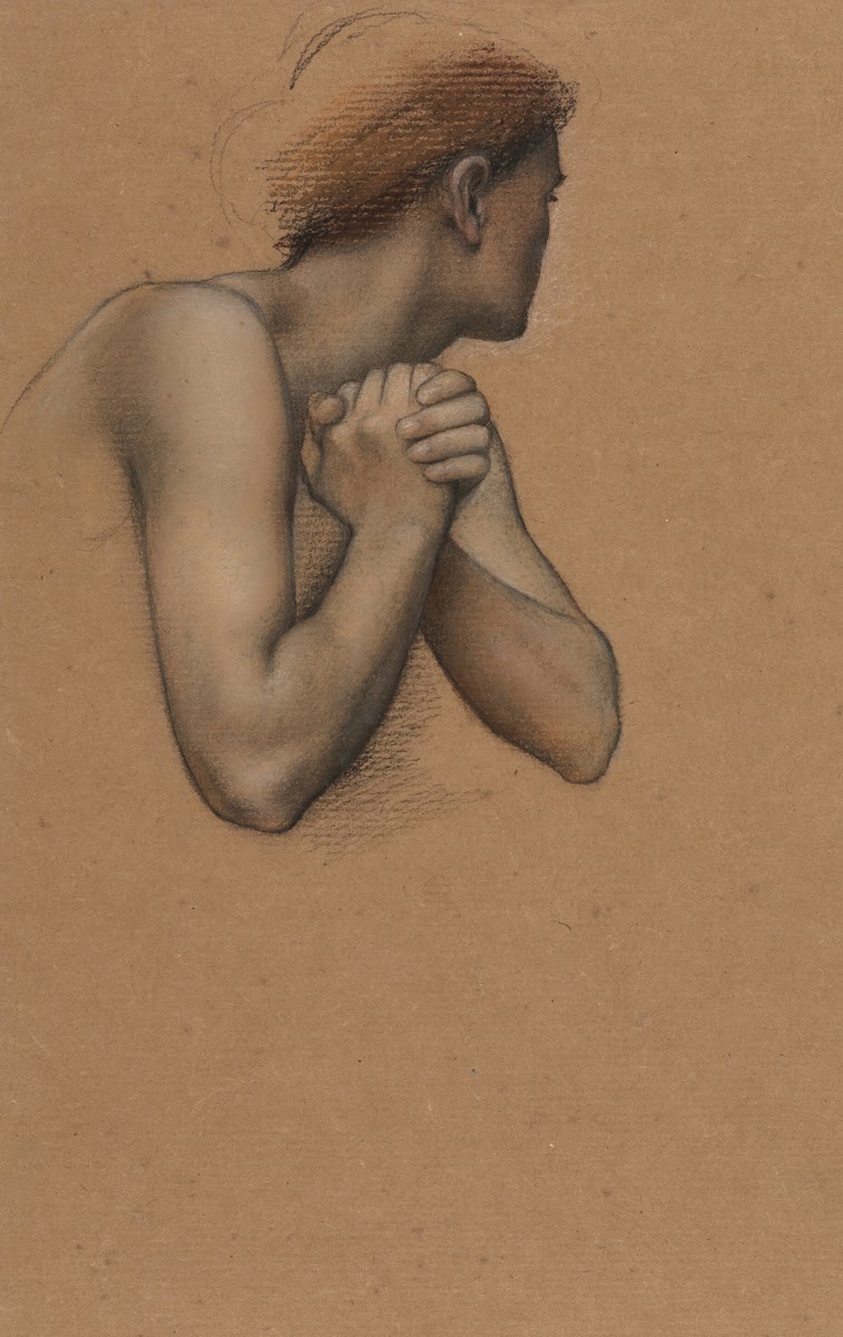 Figure study with clenched hands