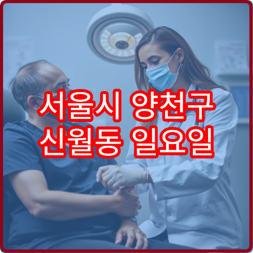 서울시 양천구 신월동 일요일 진료 가능한 내과 주말 갑작스러운 몸살 대응