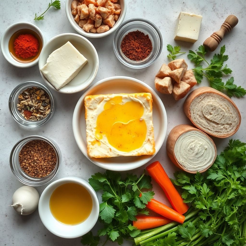 Ingredients for Easy Goat Cheese Grilled Cheese with Honey Recipe – 15-Minute Comfort Lunch