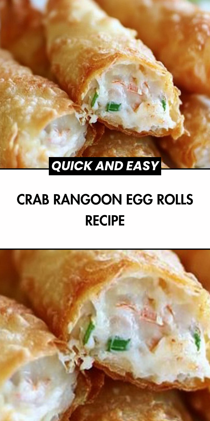 Crab Rangoon Egg Rolls Recipe