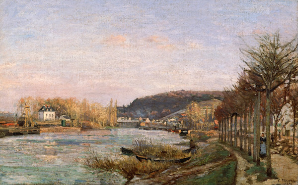 The Seine at Bougival 1870