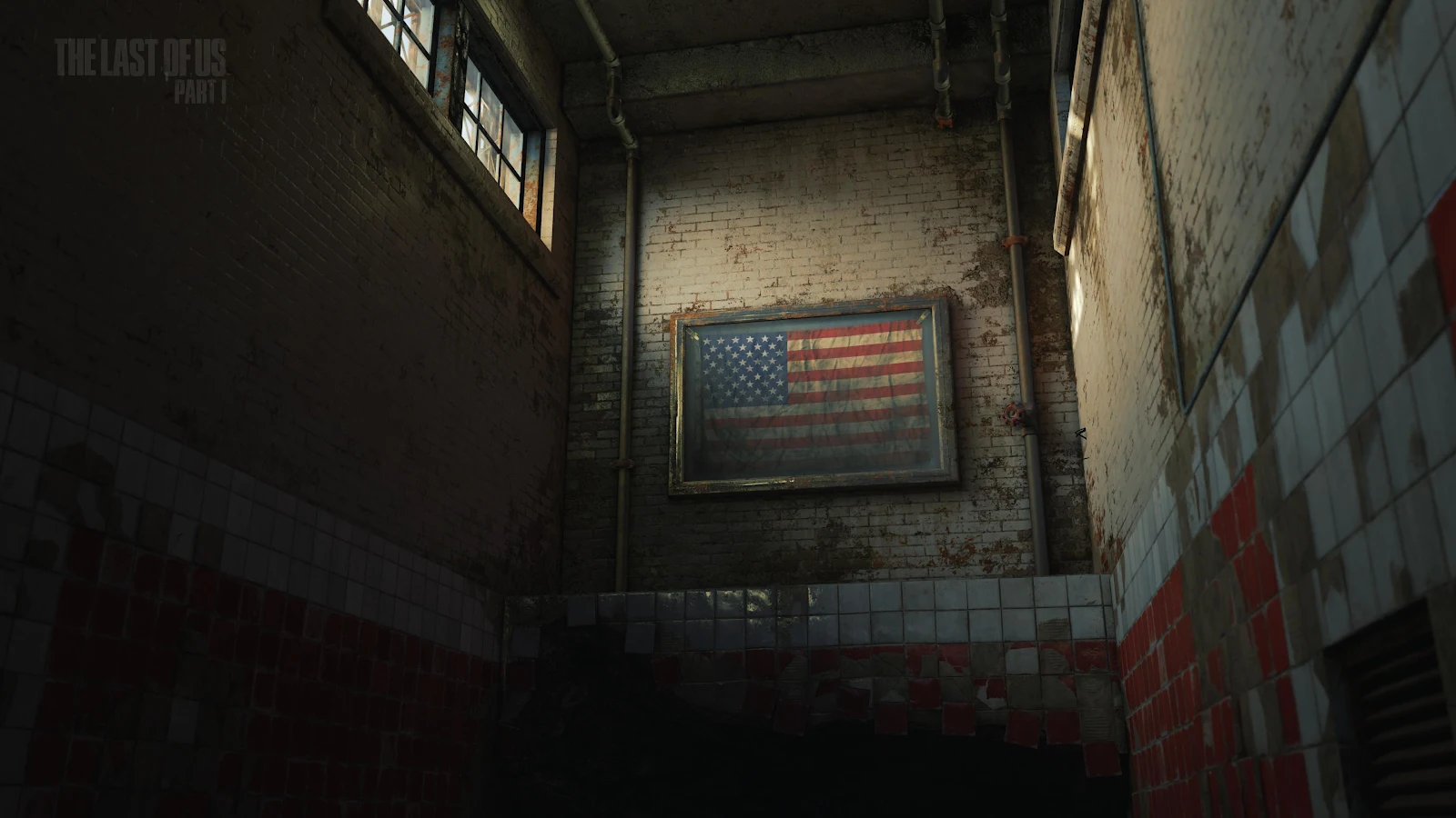 The Last Of Us Part I Flag - Cinematic Game Screenshot 4K Wallpaper (3840x2160)